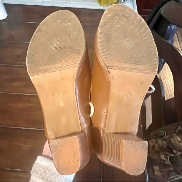 Stylish Brown Lace-Up Heeled Shoes - Picture 6 of 6